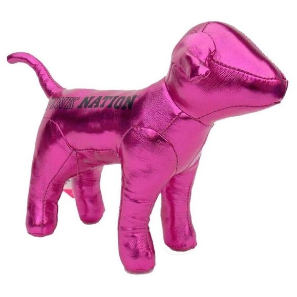 NWT Set of 8 Victorias Secret Pink Mini DOG Metallic Pink  NWT Set of 8 Victorias Secret Pink Mini DOG Metallic Pink Nation Limited Edition